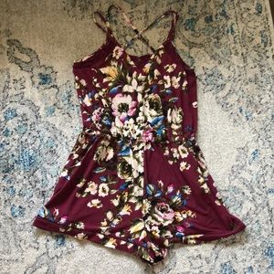 Never Worn Maroon Romper!